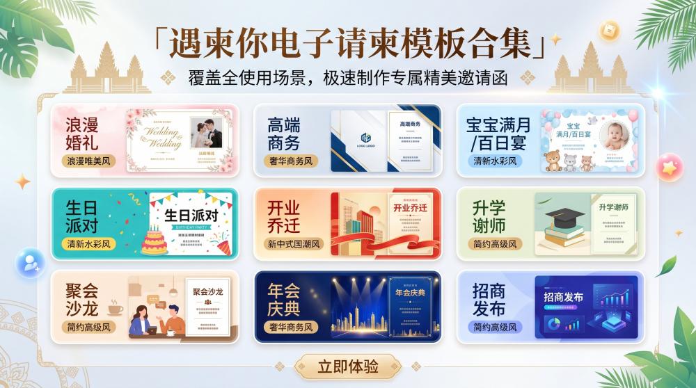 电子请柬超全实操教程！流程清晰一目了然，新手也能零失误制作